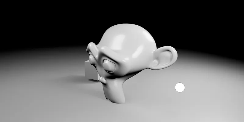 Reference render with the Film Noir look