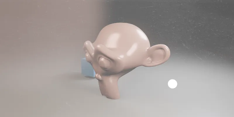 Reference render with the Polaroid look