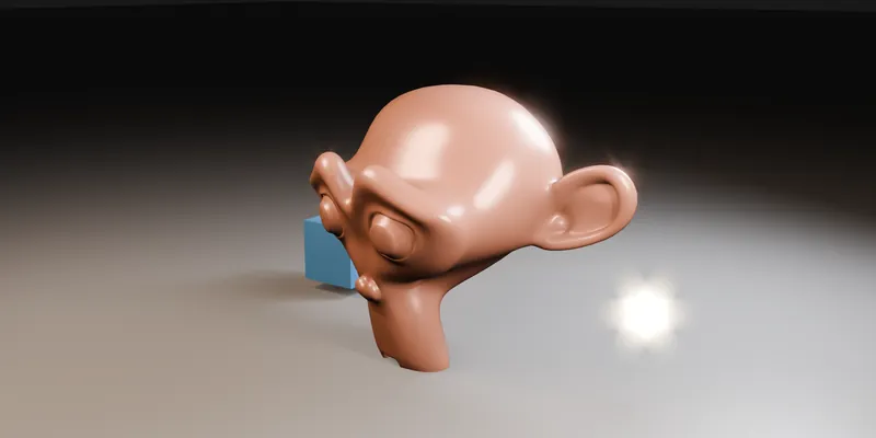 Reference render with the Star Glint look