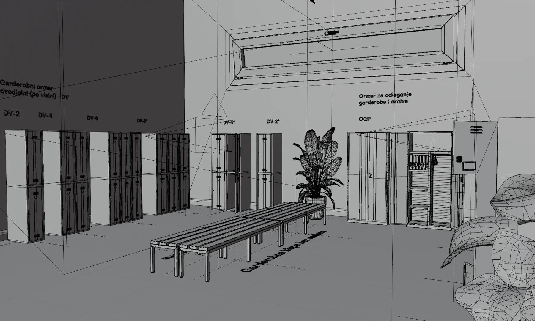 Primat Logistika showroom — 3D product and space modelling