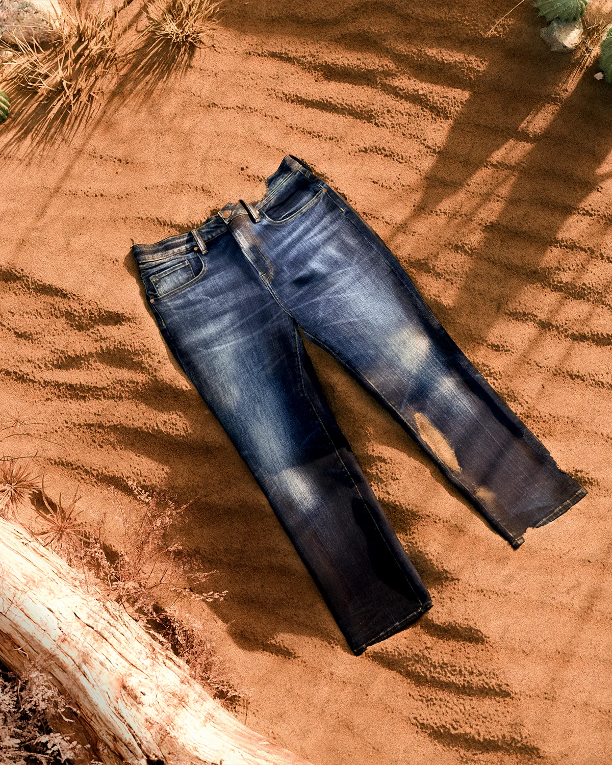 Jack & Jones Born In Desert denim — 3D render, variation 02